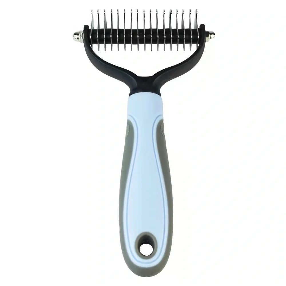 Pet Grooming Tool Comb Shedding Safe For Mid to Larger Size Dogs, Cats & Rabbits